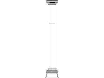 Traditional column_3D_11 .dwg drawing