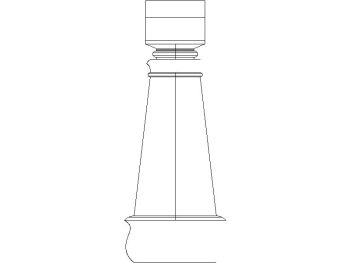 Traditional column_3D_2 .dwg drawing