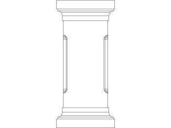Traditional column_3D_6 .dwg drawing
