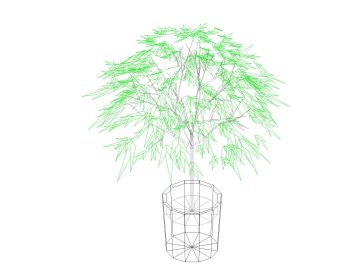3D Moveable CAD Blocks of Trees .dwg_16