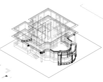 3D Multistoried Residential & Commercial Building .dwg_3