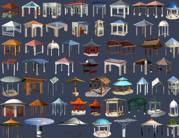 3DS Max Gazebo Collection