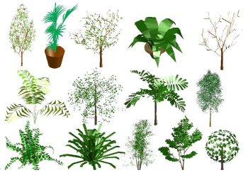 3D Trees CAD Collection