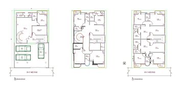 3stored residential Floor plan dwg. 