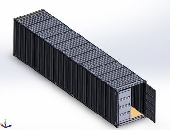 40ft Container solidworks Model