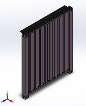 40ft Container part-3 Solidworks model