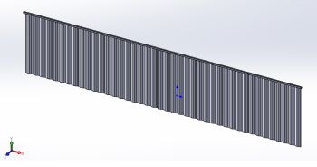 40ft Container part-9 Solidworks model