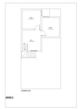42' x 60' Duplex House Design Basement Plan .dwg_1