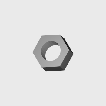 48mm Hexagon Shaped Nut Blend Drawing