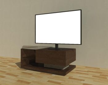 55 Inches TV Flat Stand Revit Family