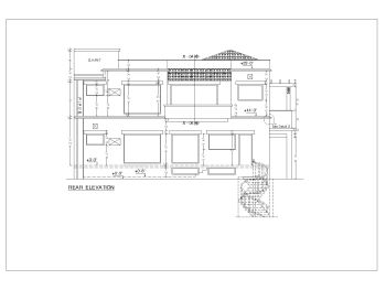 5BHK House Design Elevation .dwg_3