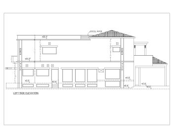 5 BHK House Elevation Design .dwg_2