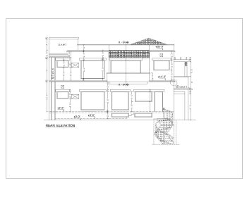 5 BHK House Elevation Design .dwg_3
