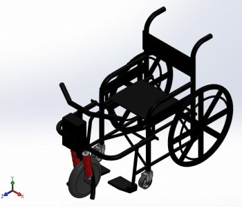 Electric Wheel Chair Solidworks Model