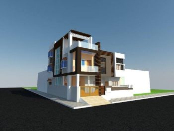 Modern House sketchup model