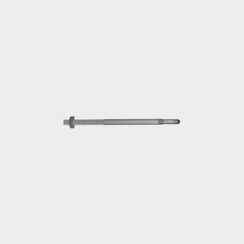 840mm Length Curved Metal Bolt STL Drawing