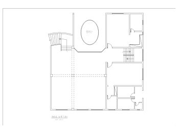 8BHK House Design with 3 Car Garage Basement Plan .dwg