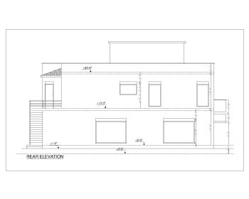 8 BHK House with 3 Car Garage Design Elevation .dwg_3