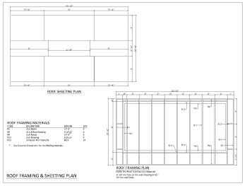 8 x 12 Metal Shed Design Roof Framing & Sheeting Plan .dwg_5