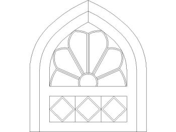 Traditional Arch_19 .dwg drawing