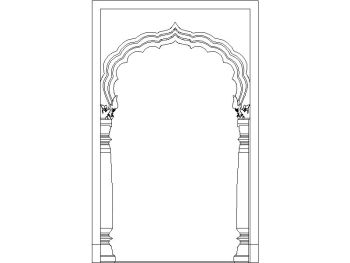 Traditional Arch_26 .dwg drawing