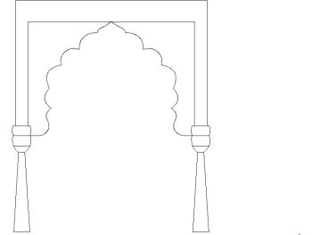 Traditional Arch_4 .dwg drawing