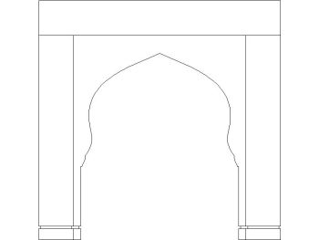 Traditional Arch_6 .dwg drawing