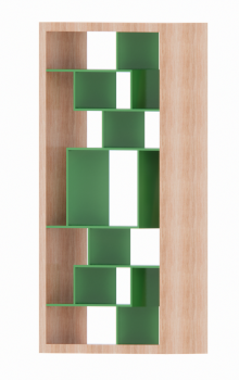 Floor wooden shelf revit model