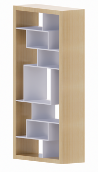 Wooden shelf revit model