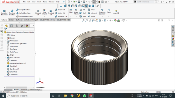 Adjust Nut.sldprt 3D CAD Model