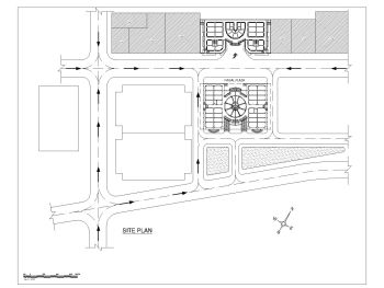 African Style Shopping Mall Design Site Plan .dwg_1