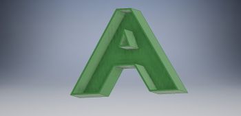 Cake Mold (Letter A)