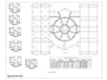 American Standard Multistoried Shopping Mall Design 3rd Floor Beam Plan .dwg