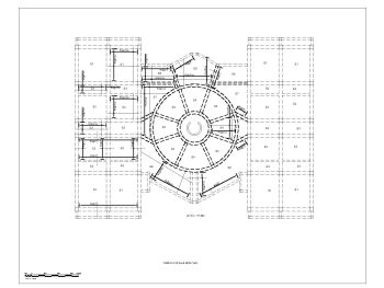 American Style Shopping Mall Design 3rd Floor Slab Reinforcement Plan .dwg_24