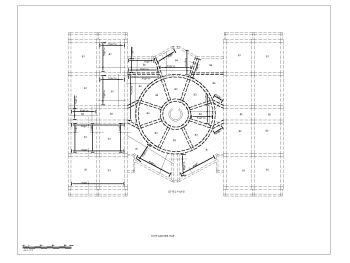 American Style Shopping Mall Design Roof Slab Reinforcement Plan .dwg_25