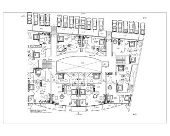 Apartments & Commercial Flats Design 2nd Floor Plan .dwg