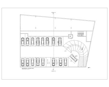Apartments & Commercial Flats Design Basement Floor Plan .dwg