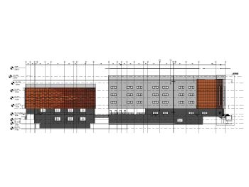 Apartment with Cladding Elevation .dwg-8