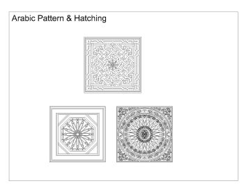 Arabic Pattern &  Hatching-004