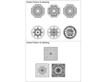 Arabic Pattern & Hatching-1