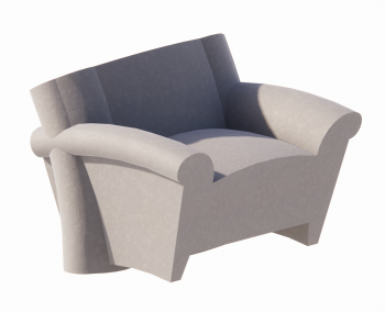 Arc gray Armchair  revit model