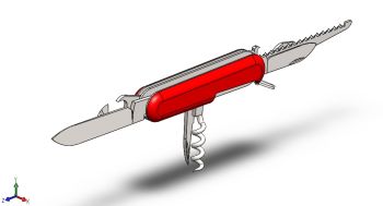 Army Knife Solidworks Model
