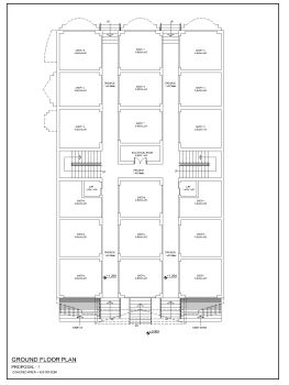 Asian Style Multistoried Plaza Design GF Plan .dwg_1
