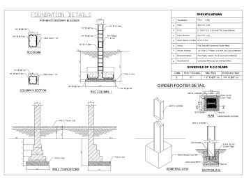 Asian Style Steel Manufacturing Factory Design Foundation Details .dwg_6