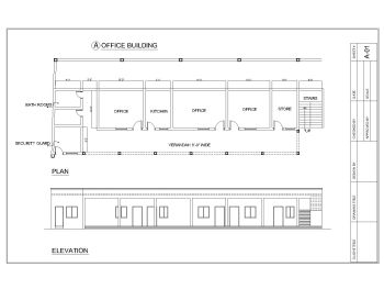 Asian Style Steel Manufacturing Factory Design Office Building  .dwg_1