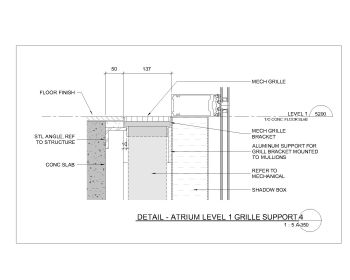 Atrium Level 1 Grill Support Details .dwg