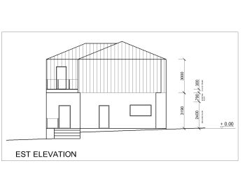 Australian Renovation Project House Design Elevation .dwg_4