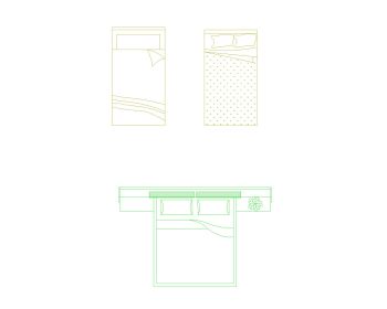 Australian Style Stylish Beds Design .dwg_12