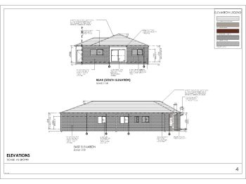 Australian Style Sloping Roof Elevations .dwg-4