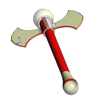 Axe Solidworks model
